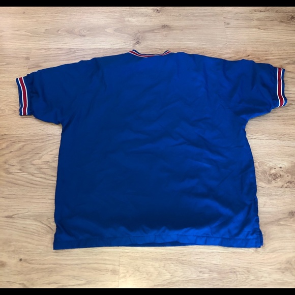 ~SOLD~ 🏀 VINTAGE 1/4 Zip Starter Pullover, KU Jayhawks - Picture 7 of 7